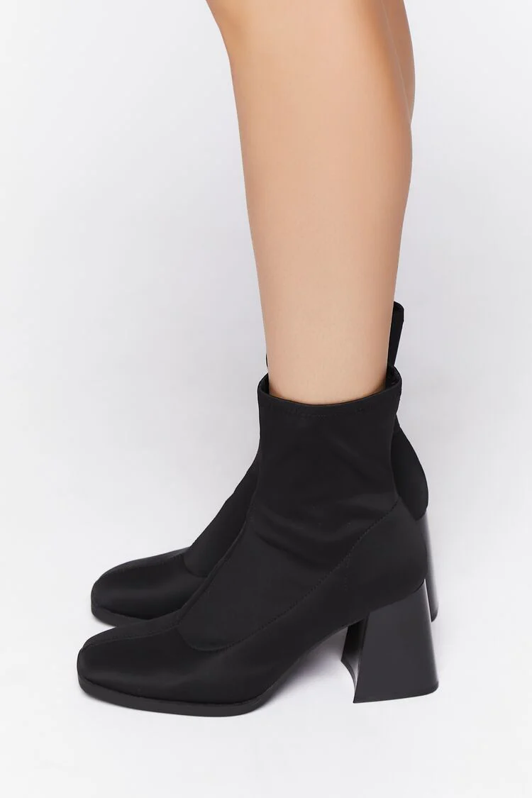 Flare Heel Sock Booties - Image 2