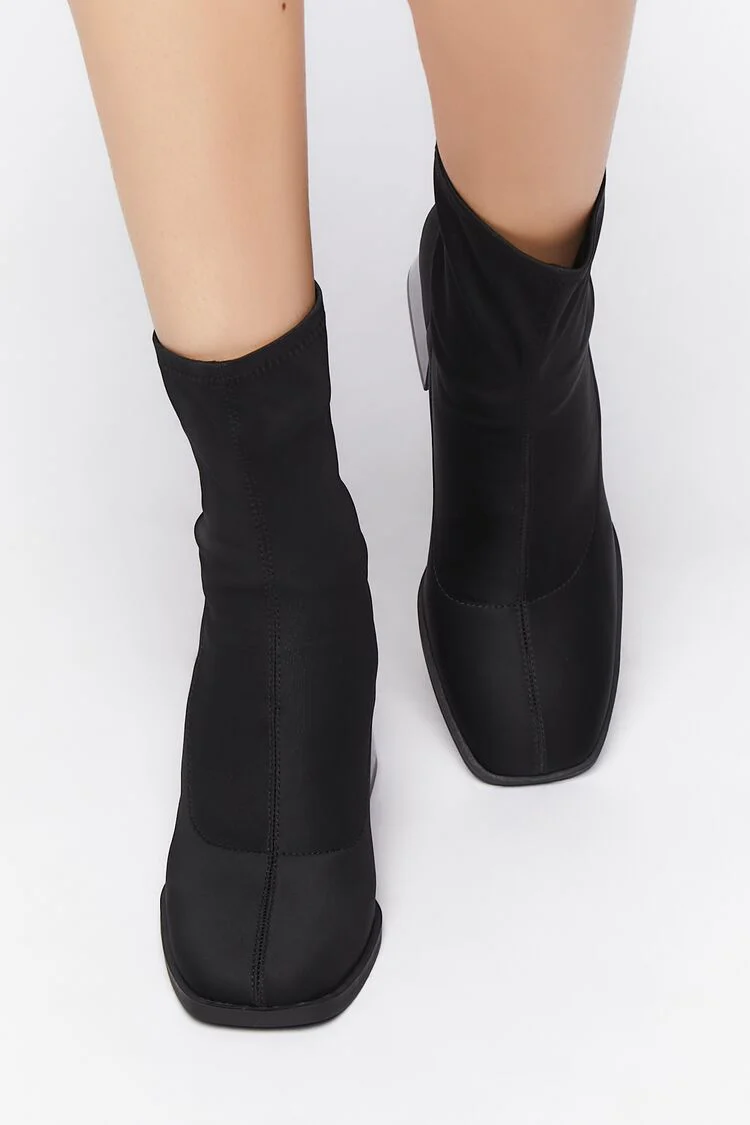 Flare Heel Sock Booties - Image 4