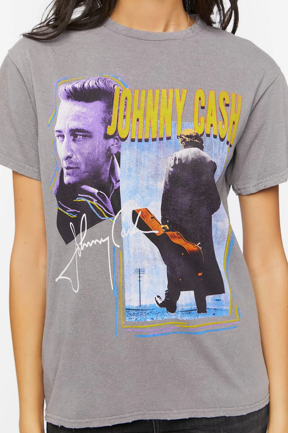 Johnny Cash Graphic Tee - Image 5