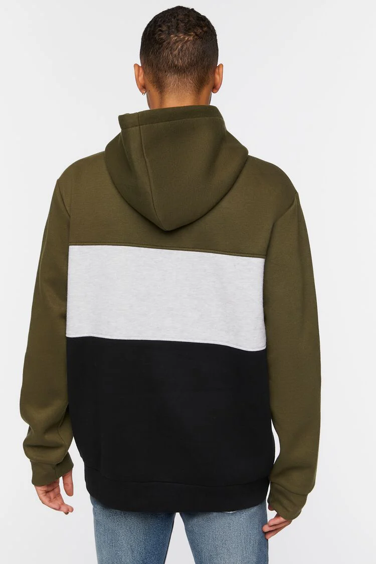 Fleece Colorblock Hoodie - Image 3