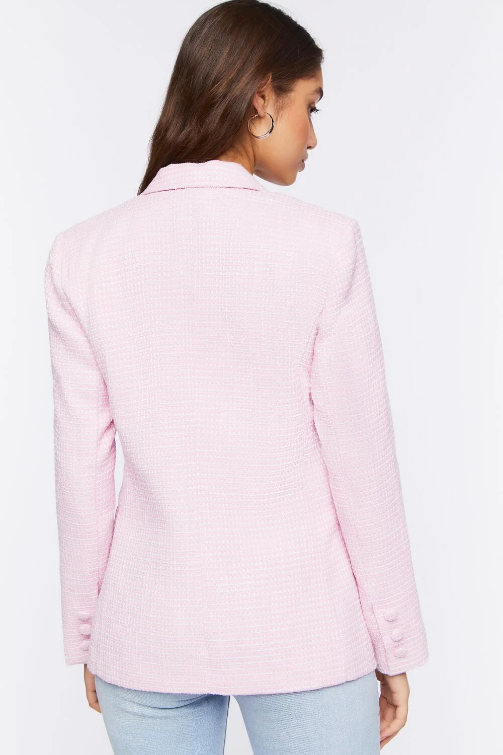 Notched Single-Breasted Blazer - Image 3