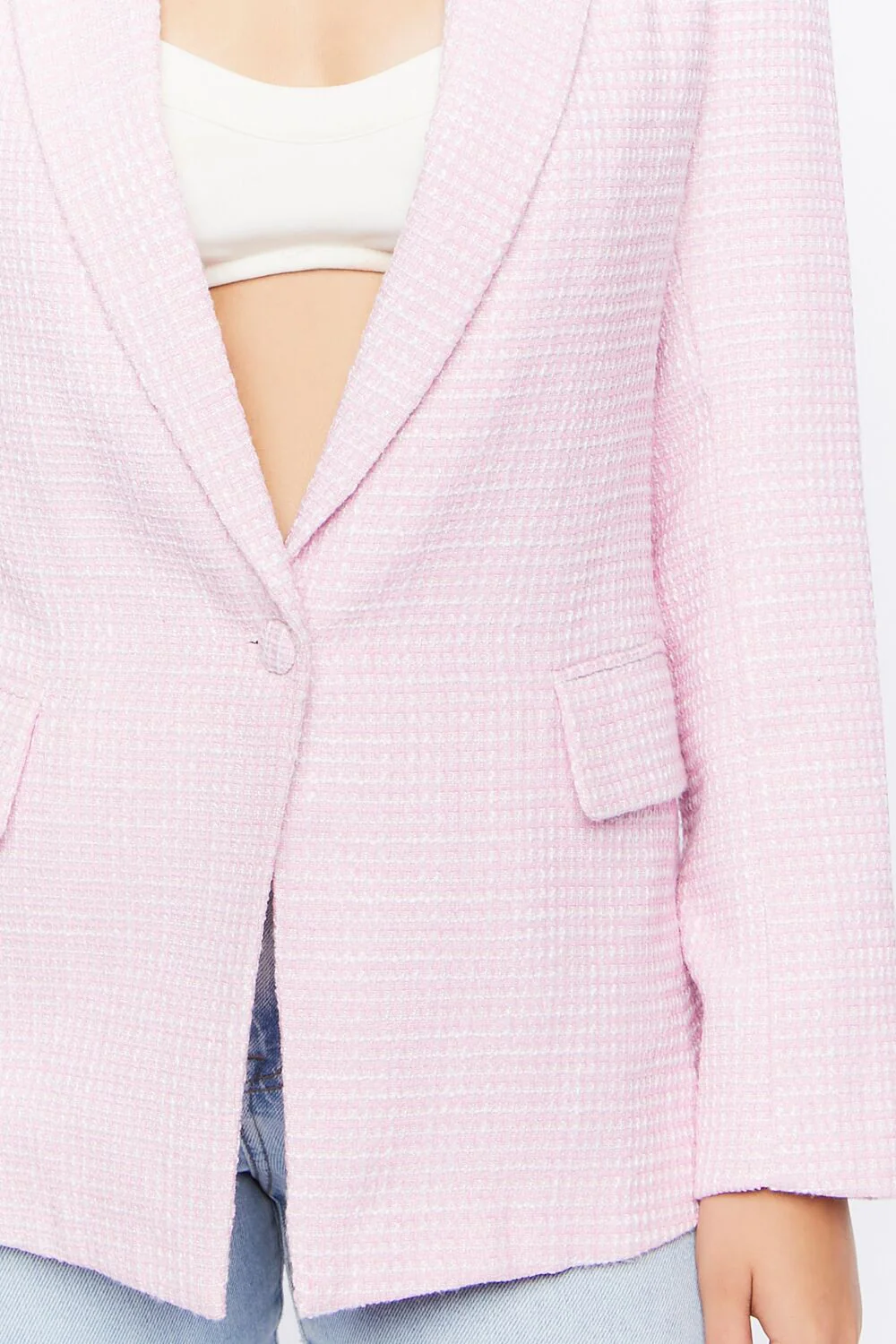 Notched Single-Breasted Blazer - Image 5