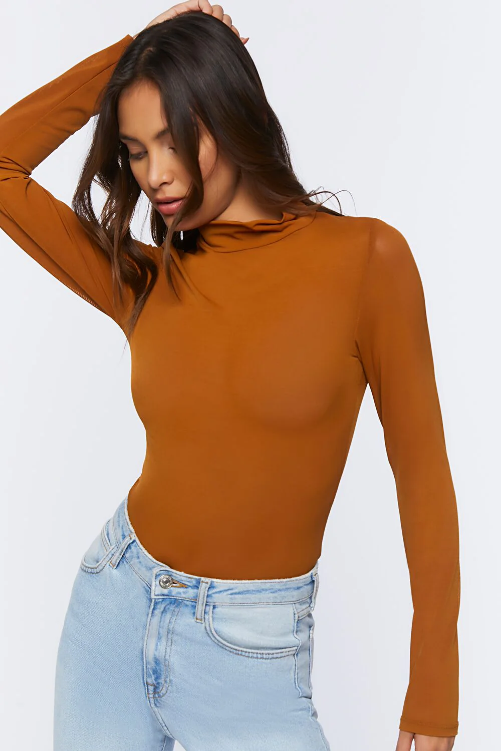 Mock Neck Long-Sleeve Top - Image 13