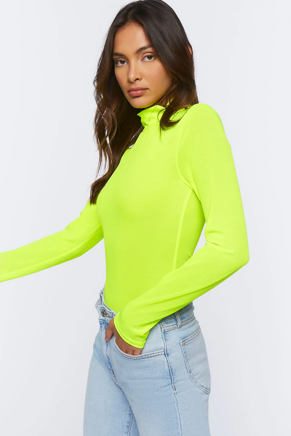 Mock Neck Long-Sleeve Top - Image 2
