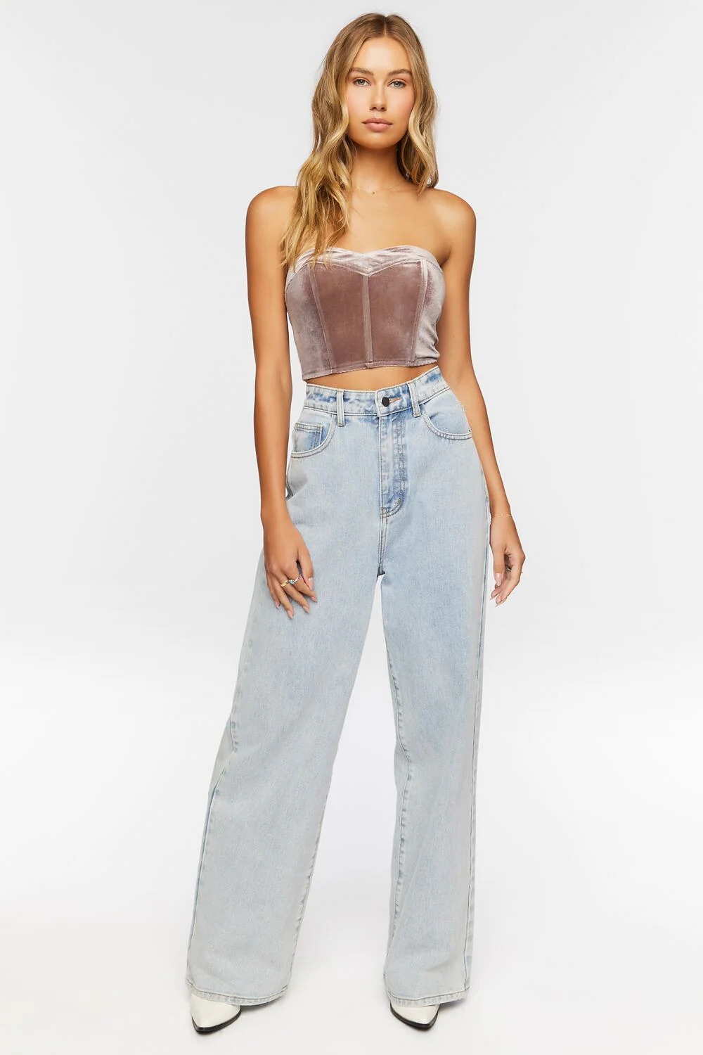 Velvet Sweetheart Tube Top - Image 4