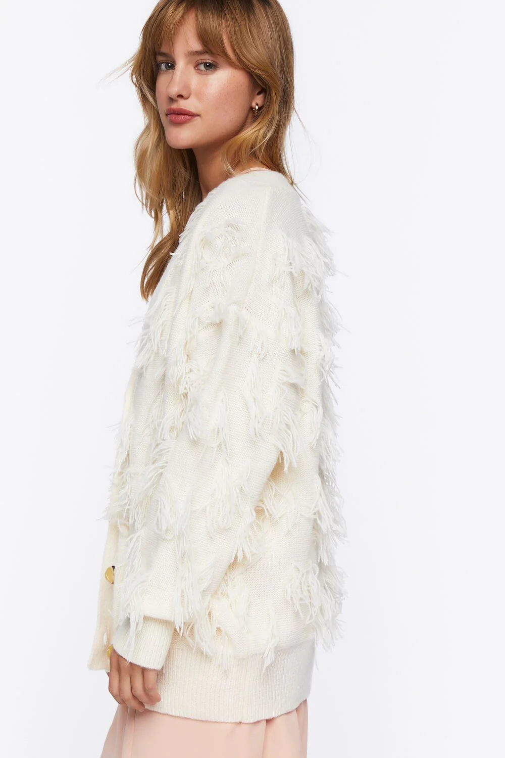 Textured Cardigan Sweater - Image 2