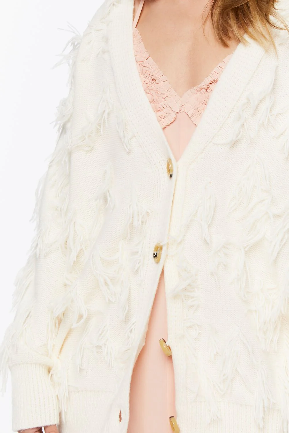 Textured Cardigan Sweater - Image 5