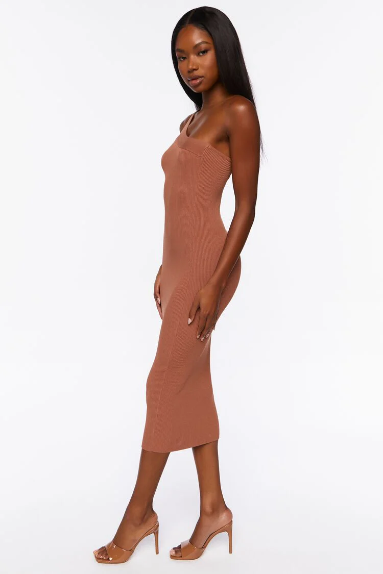 Sweater-Knit Bodycon Midi Dress - Image 2