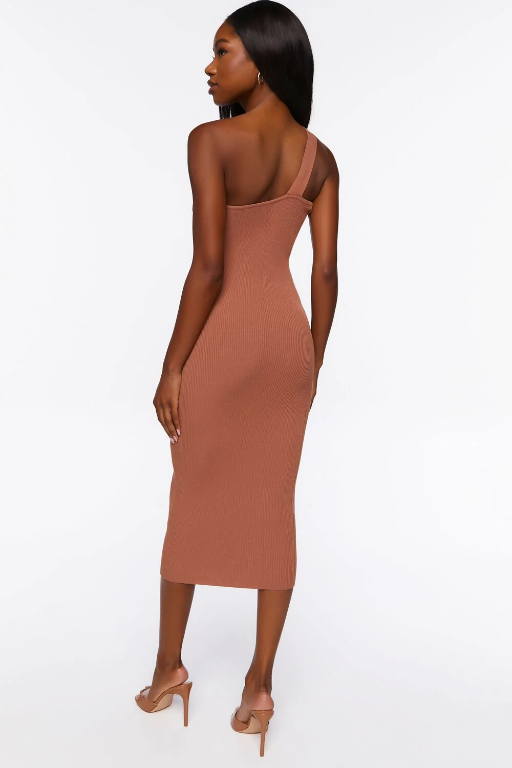 Sweater-Knit Bodycon Midi Dress - Image 3