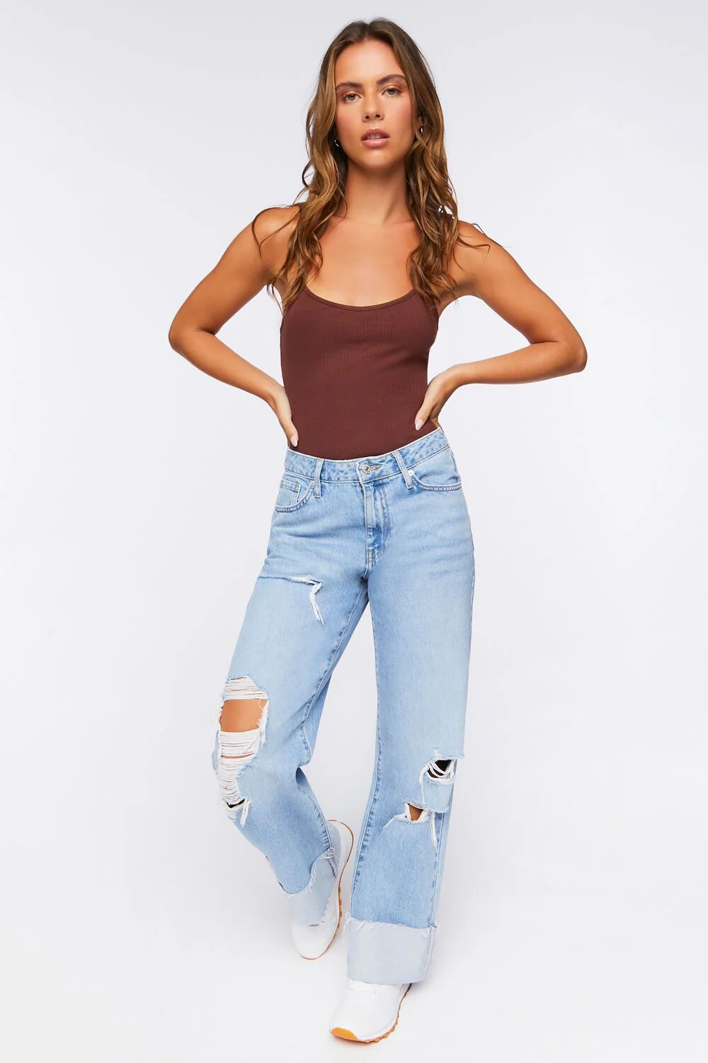 Ribbed Cami Bodysuit - Image 9