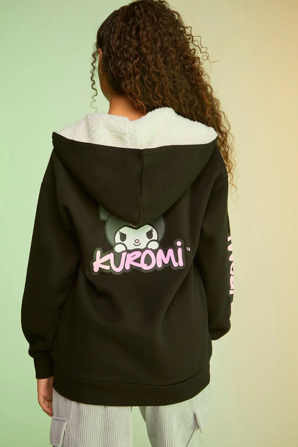 Hello Kitty & Friends Kuromi Fleece Hoodie - Image 3