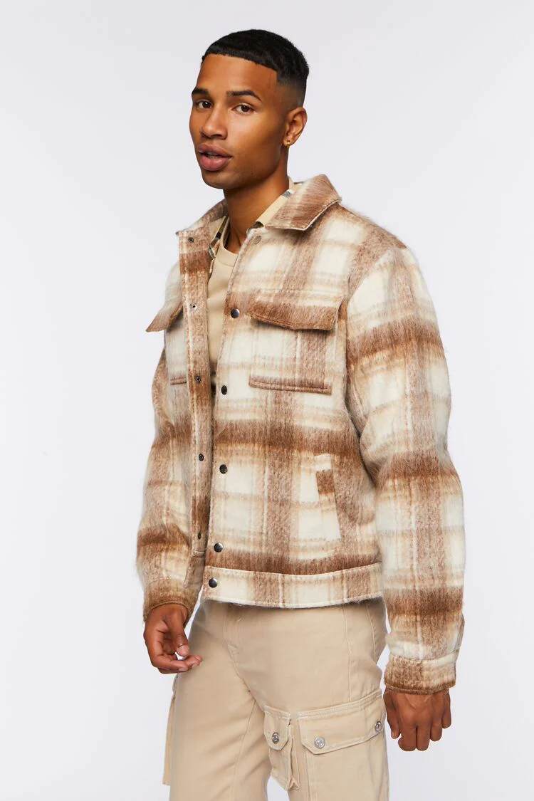 Plaid Bomber Jacket - Image 2