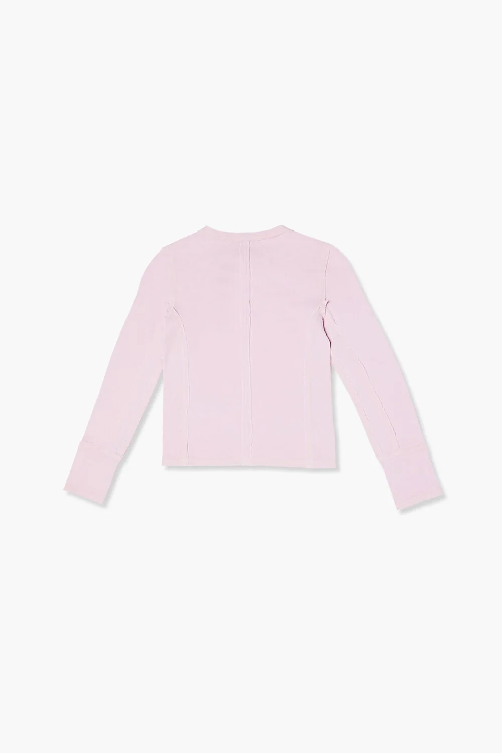 Girls Ribbed Henley Top (Kids) - Image 2