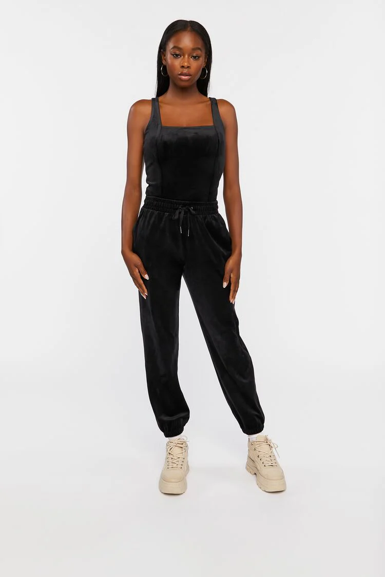 Velvet Square-Neck Bodysuit - Image 4