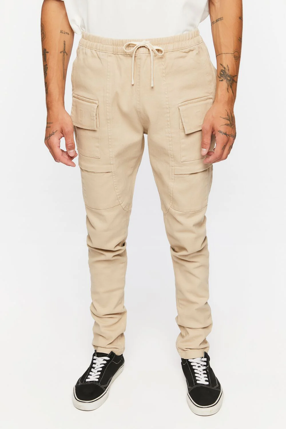 Slim-Fit Drawstring Pants - Image 2