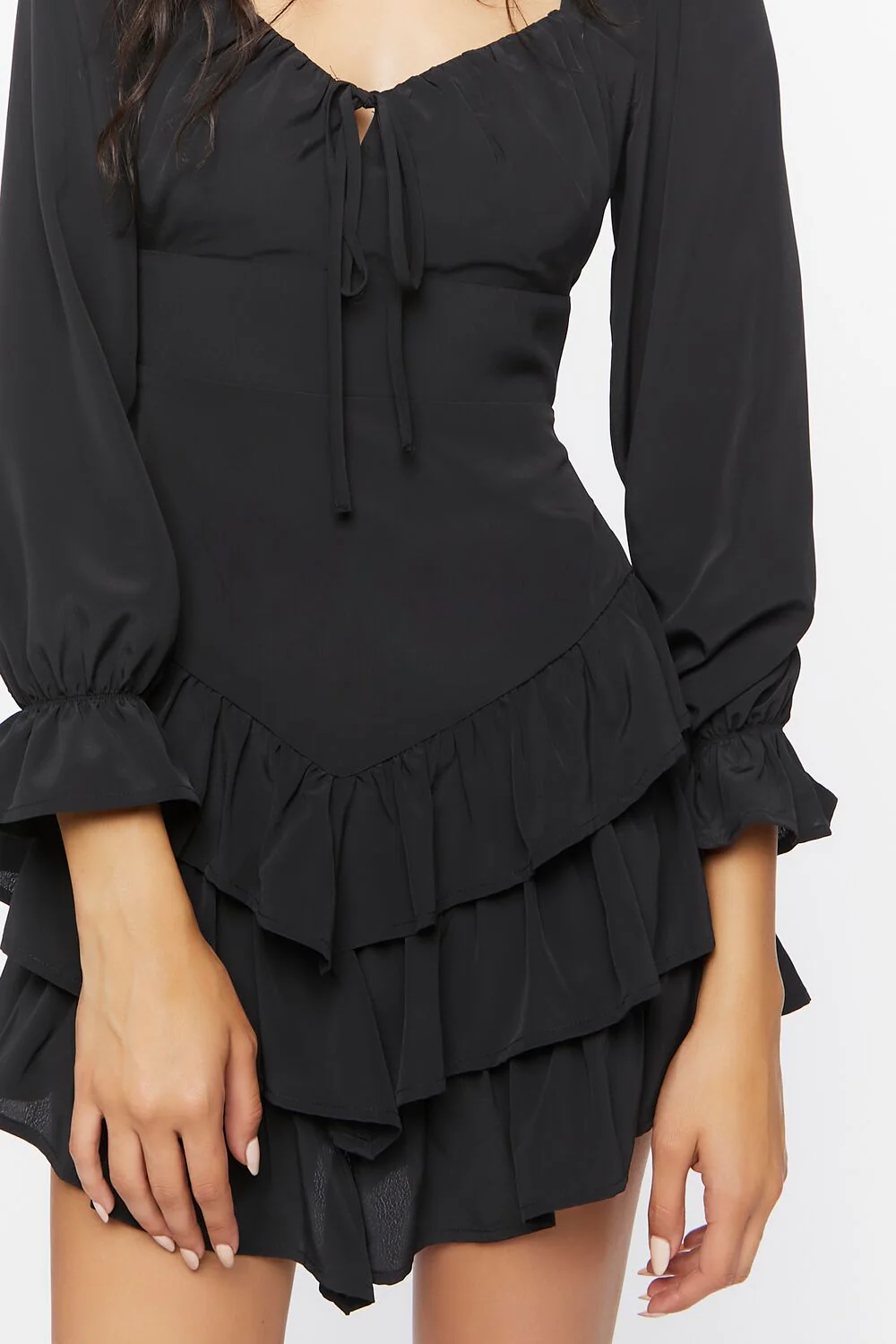Tiered Ruffle Mini Dress - Image 5