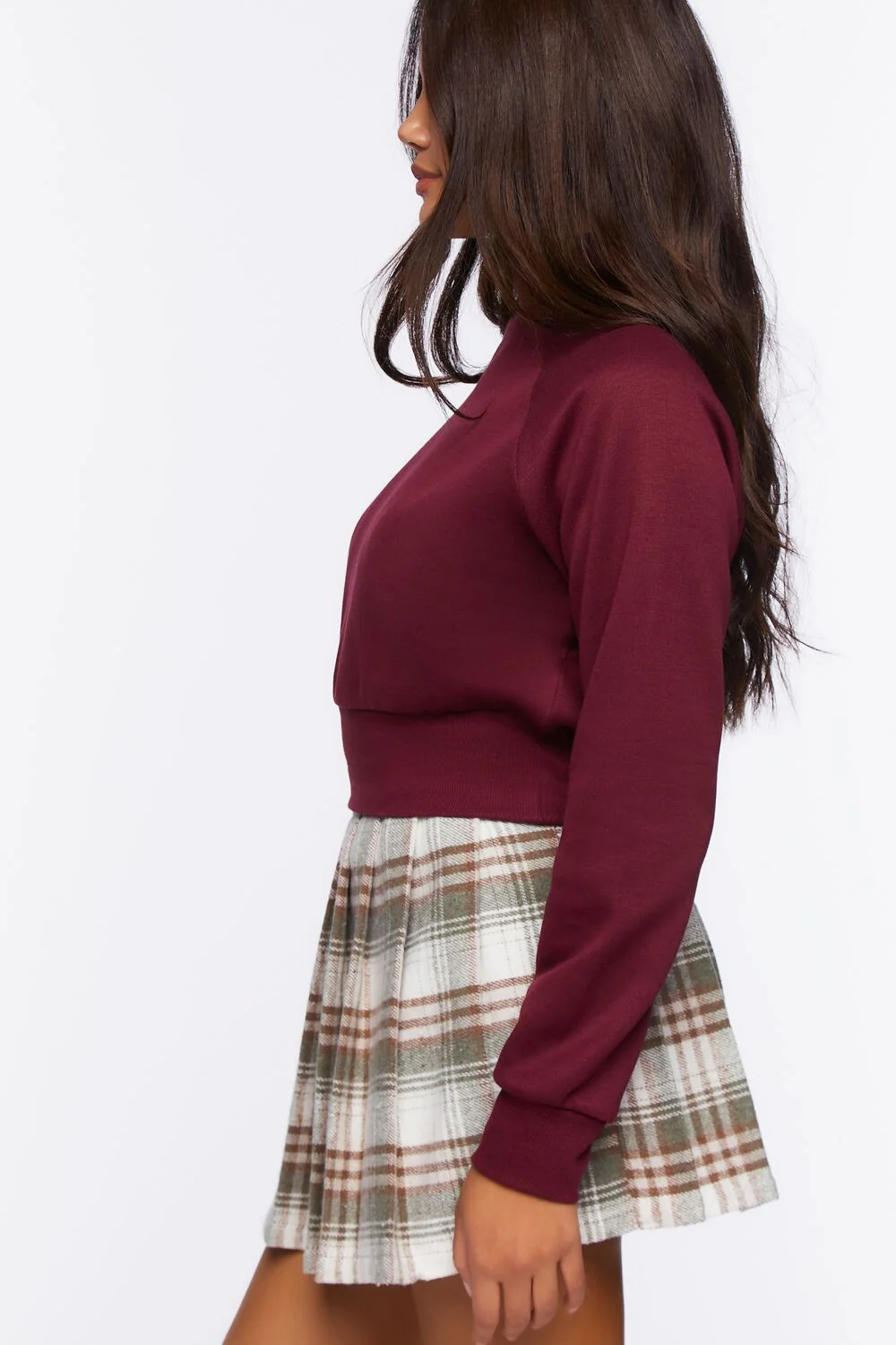 Fleece Mock Neck Pullover - Image 2