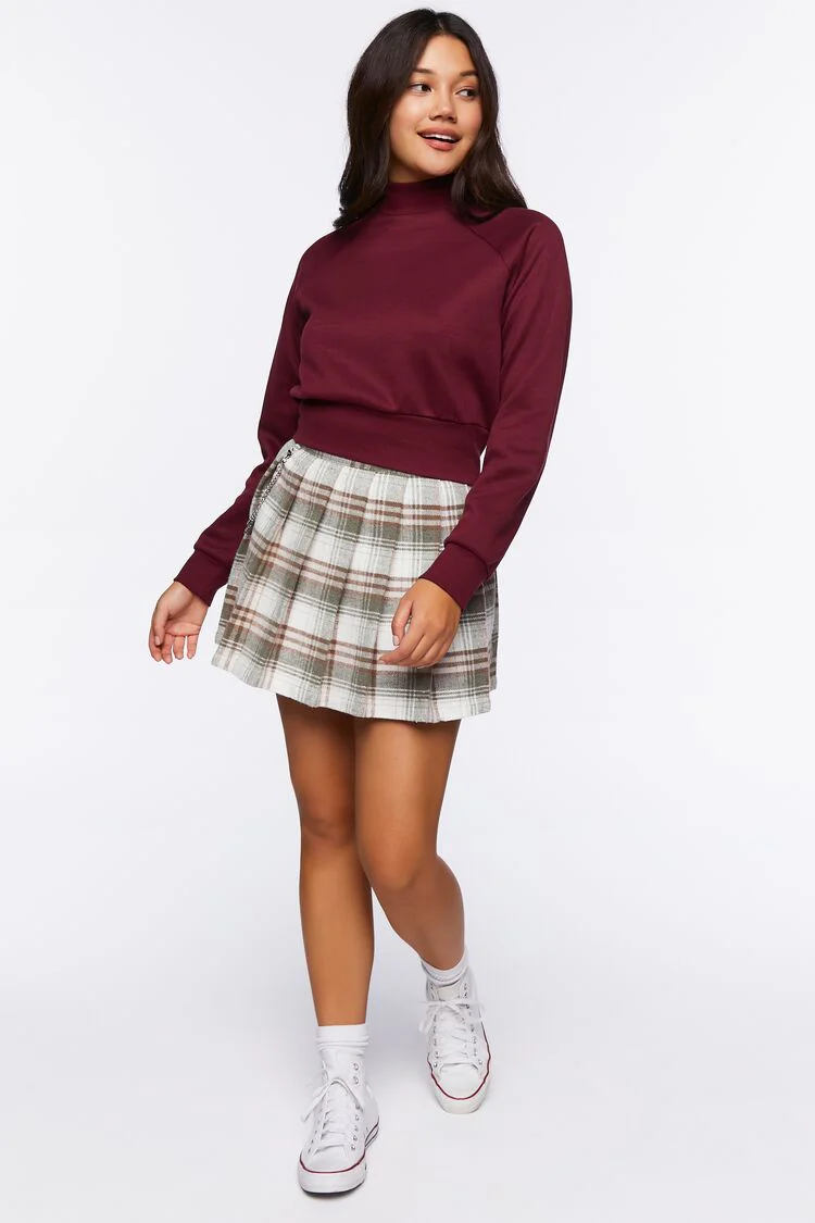 Fleece Mock Neck Pullover - Image 4
