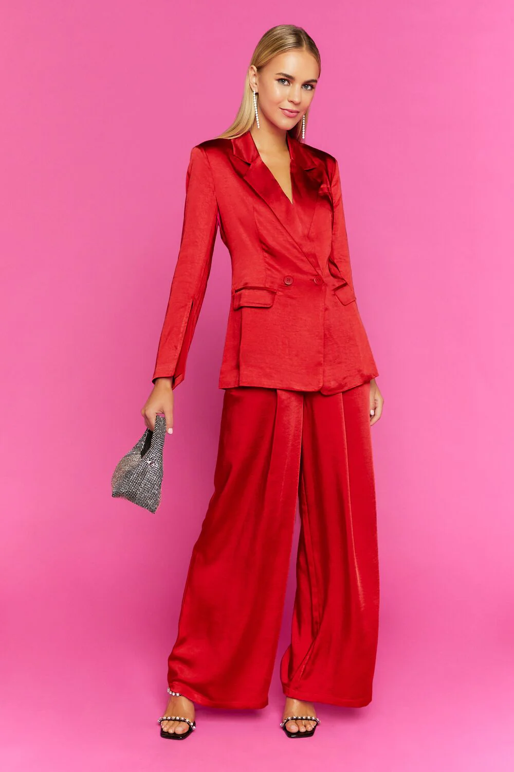Satin Wide-Leg Pants - Image 5