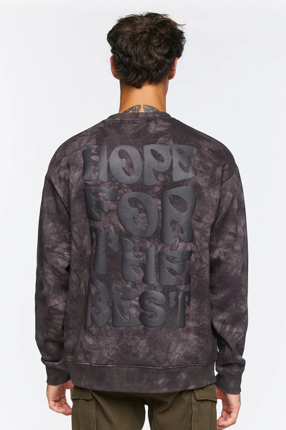 Hope For The Best Acid Wash Pullover - Image 3