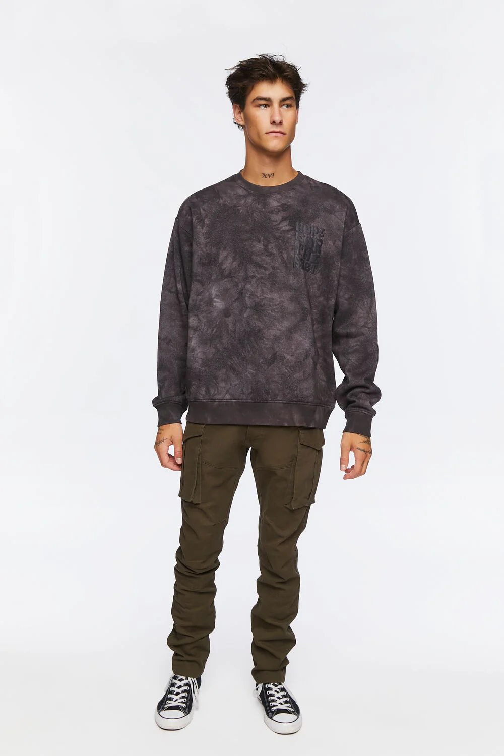 Hope For The Best Acid Wash Pullover - Image 4