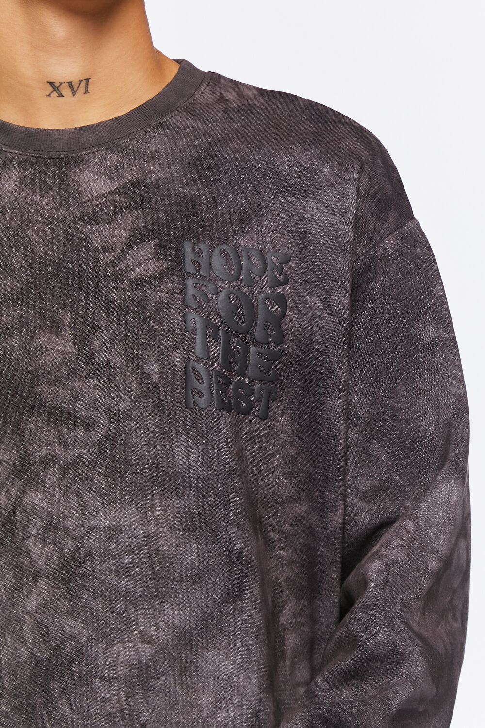 Hope For The Best Acid Wash Pullover - Image 5
