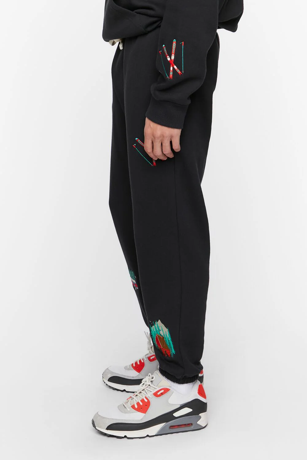 Embroidered Cabin Fleece Joggers - Image 3