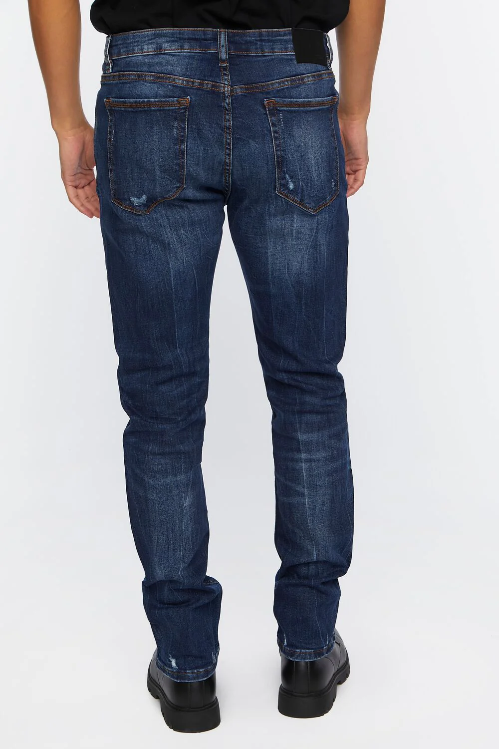 Distressed Slim-Fit Jeans - Image 4