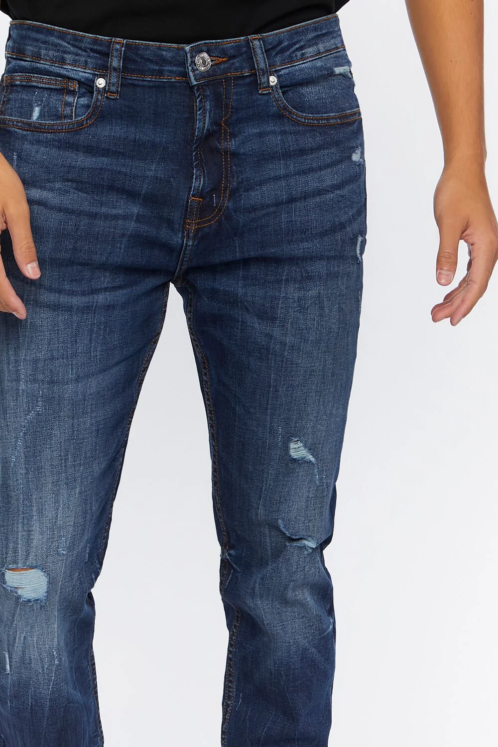 Distressed Slim-Fit Jeans - Image 5