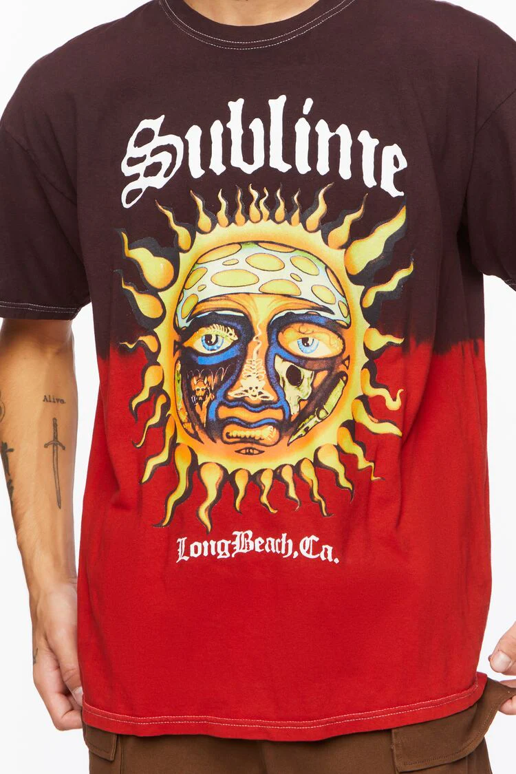 Sublime Dip-Dye Graphic Tee - Image 5