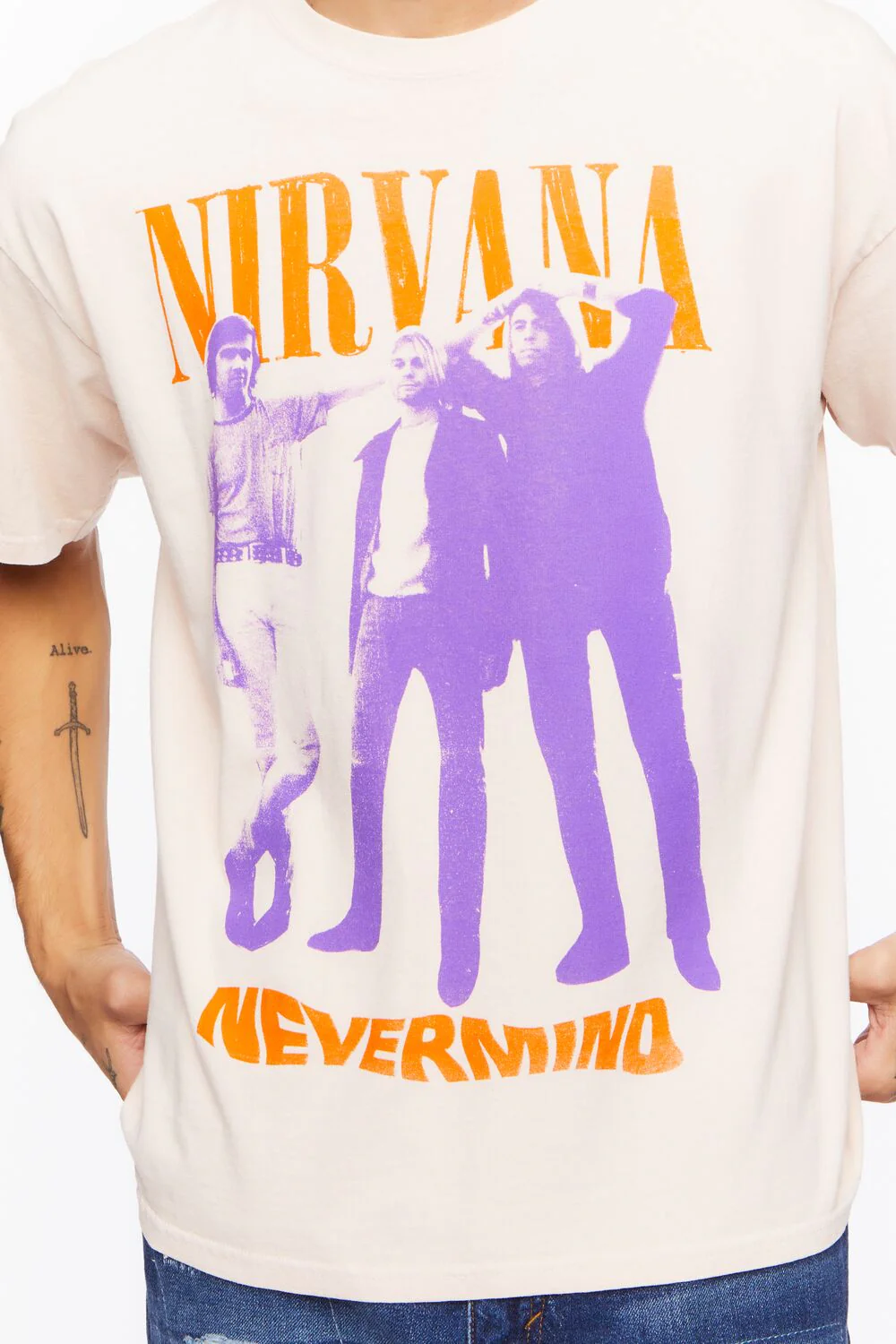 Nirvana Nevermind Graphic Tee - Image 6