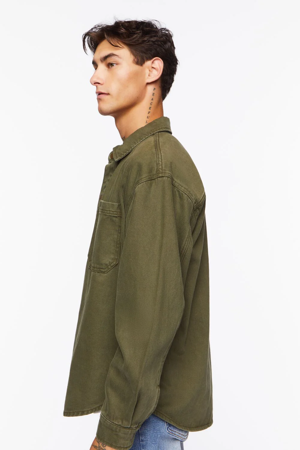 Drop-Sleeve Snap-Button Shirt - Image 2