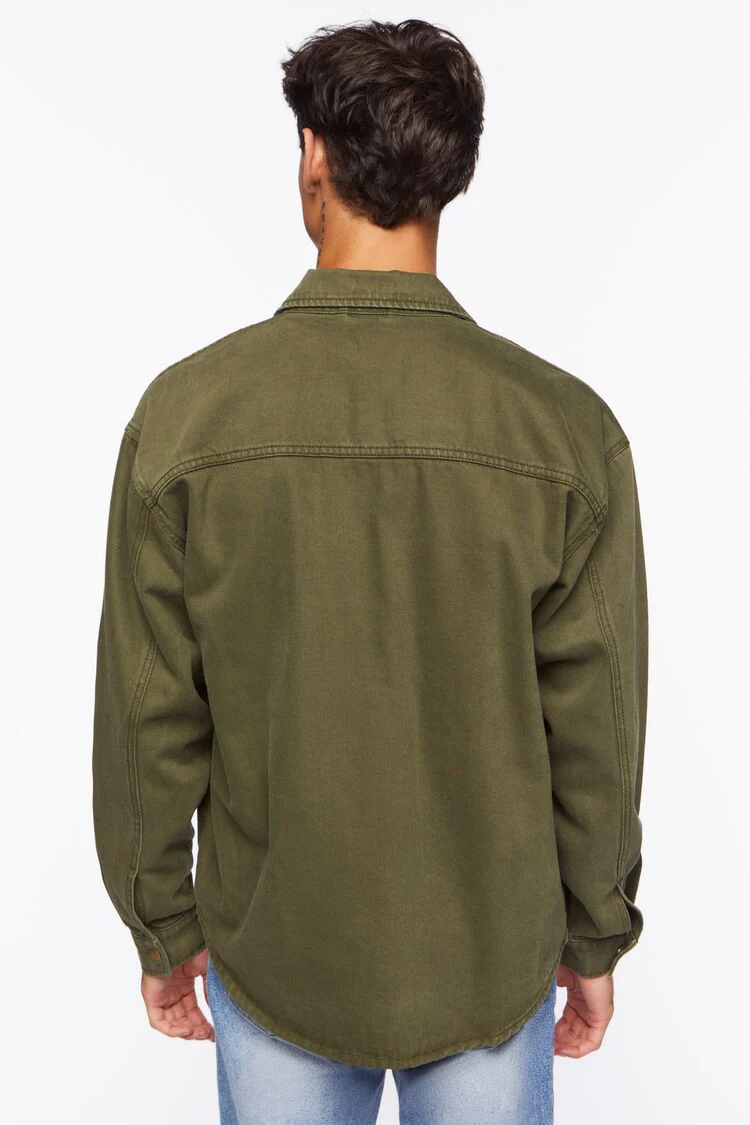 Drop-Sleeve Snap-Button Shirt - Image 3
