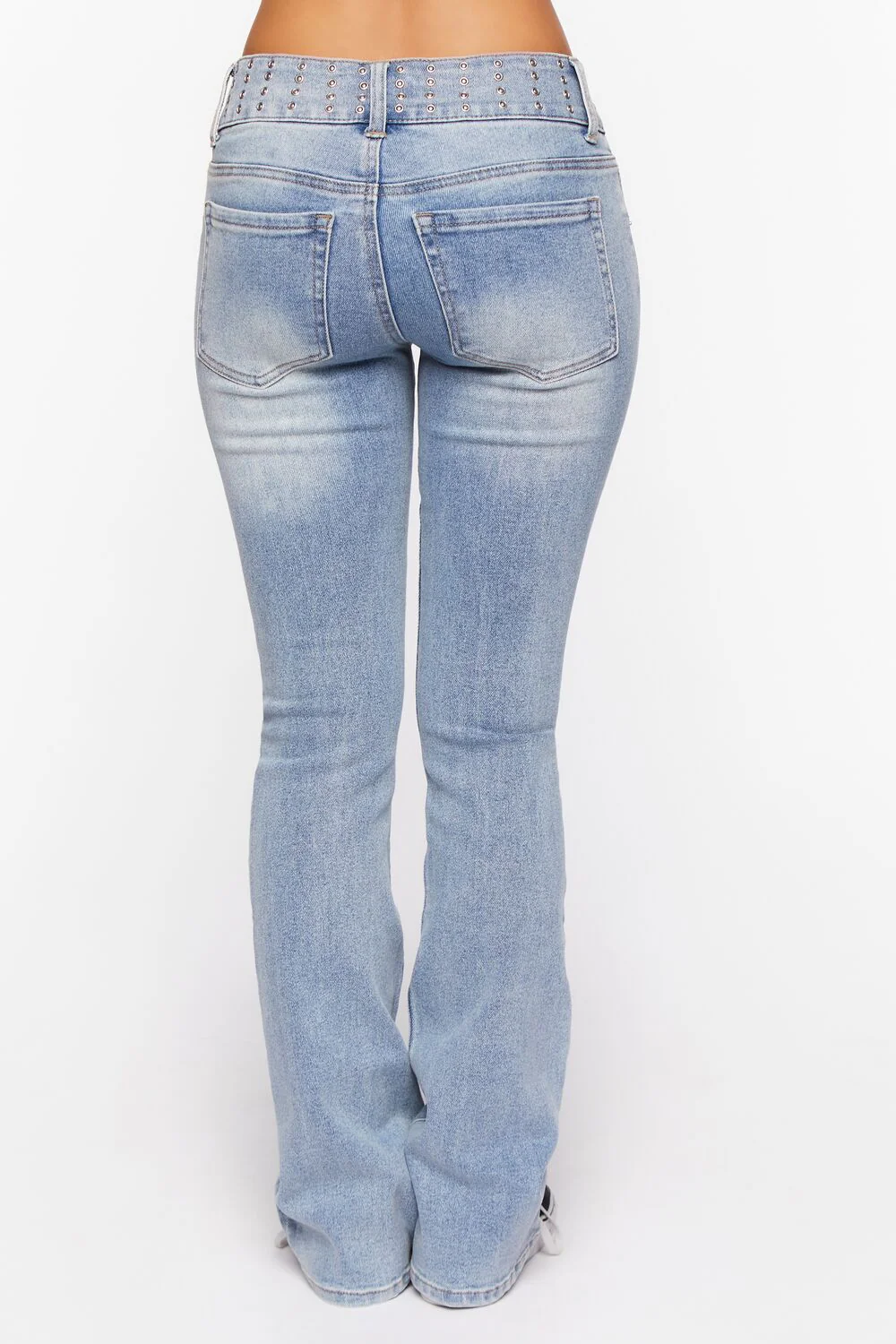 Studded Mid-Rise Bootcut Jeans - Image 4