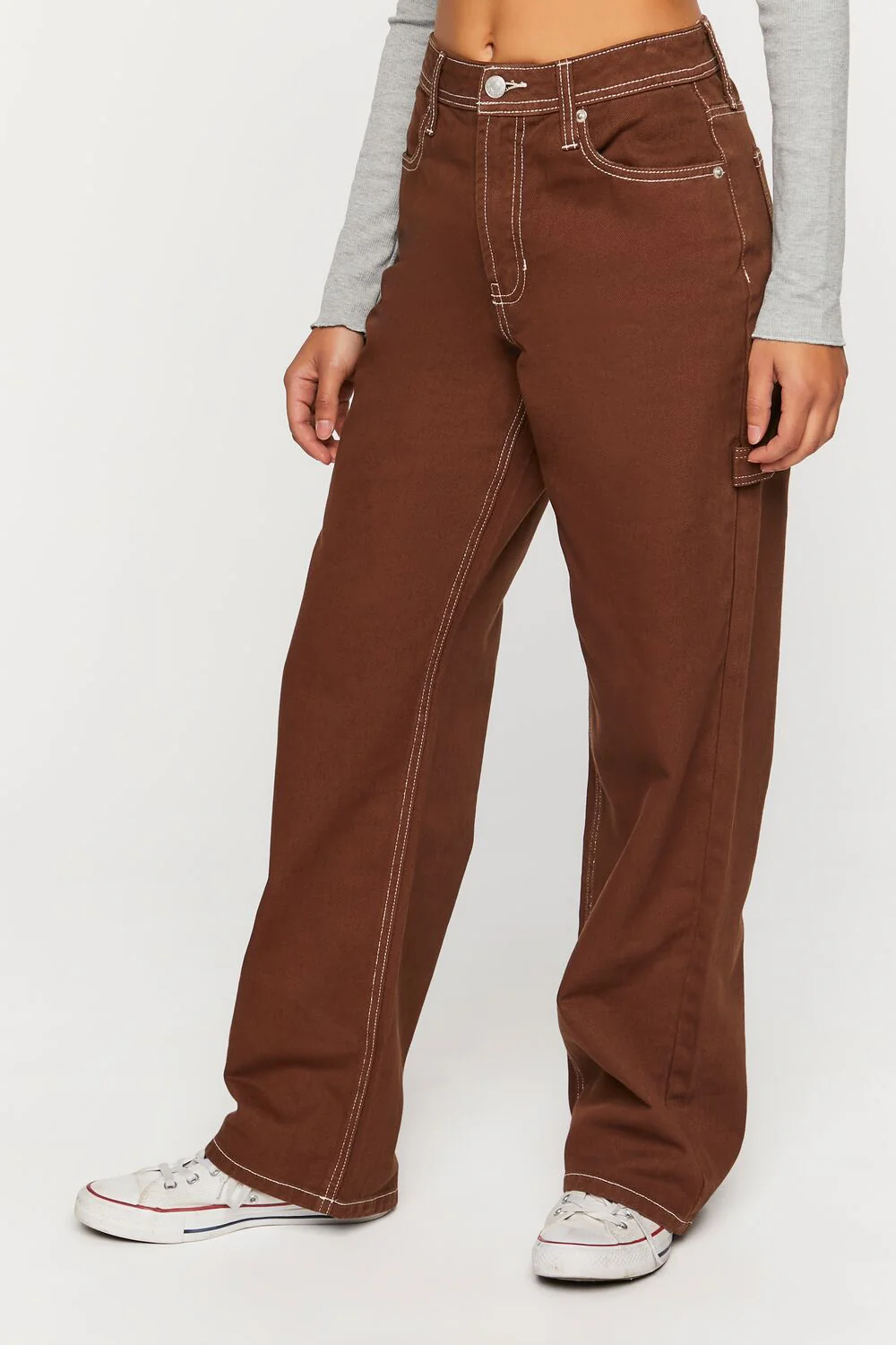 High-Rise Carpenter Dad Jeans - Image 3
