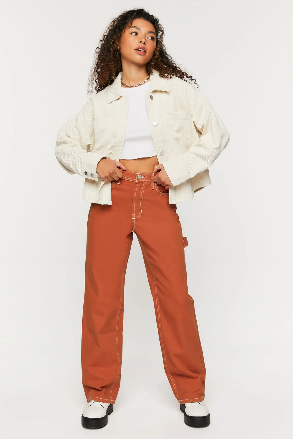High-Rise Carpenter Dad Jeans - Image 7