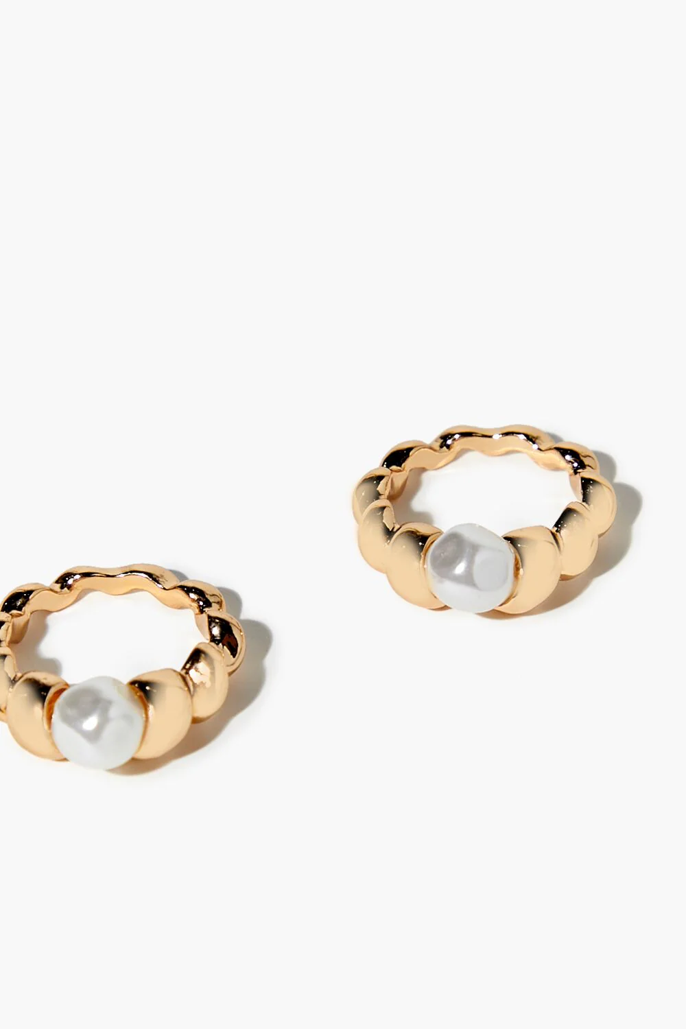 Faux Pearl Ring Set - Image 2