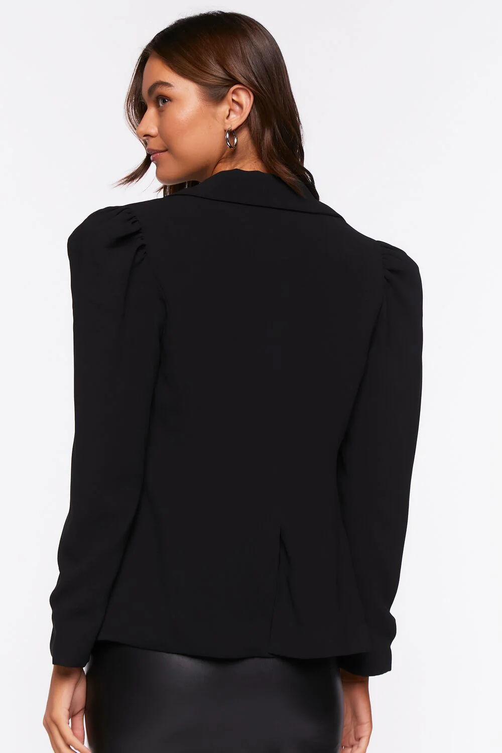 Notched Single-Breasted Blazer - Image 3