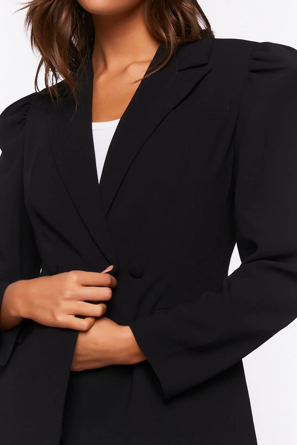 Notched Single-Breasted Blazer - Image 5