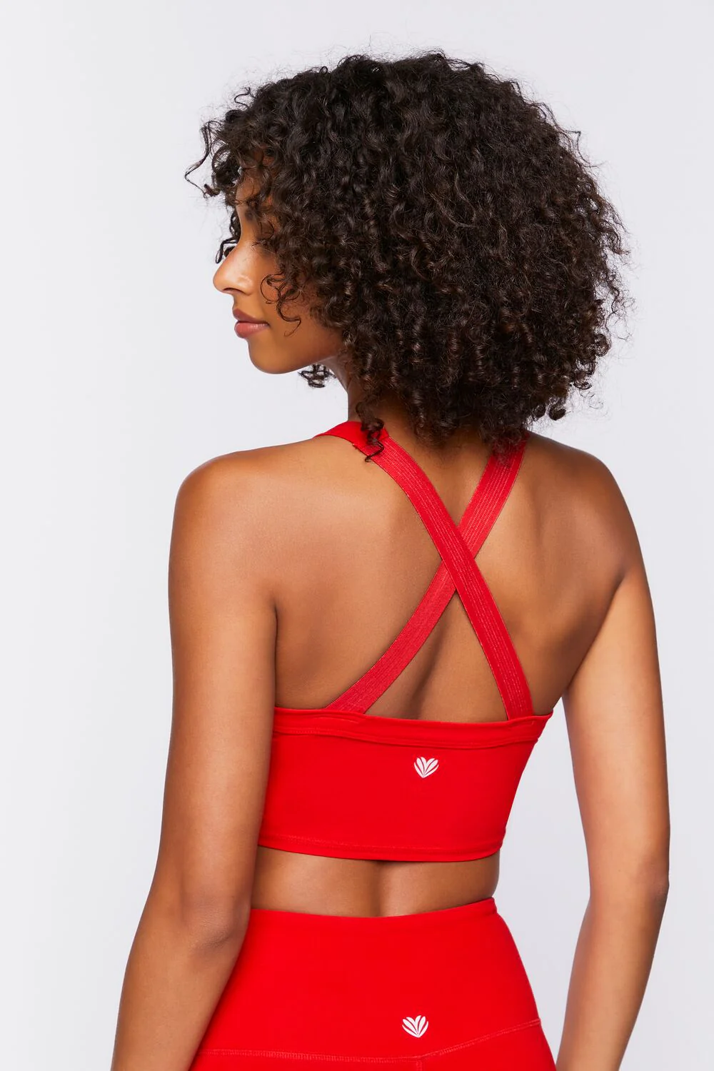 Ruched Drawstring Sports Bra - Image 3