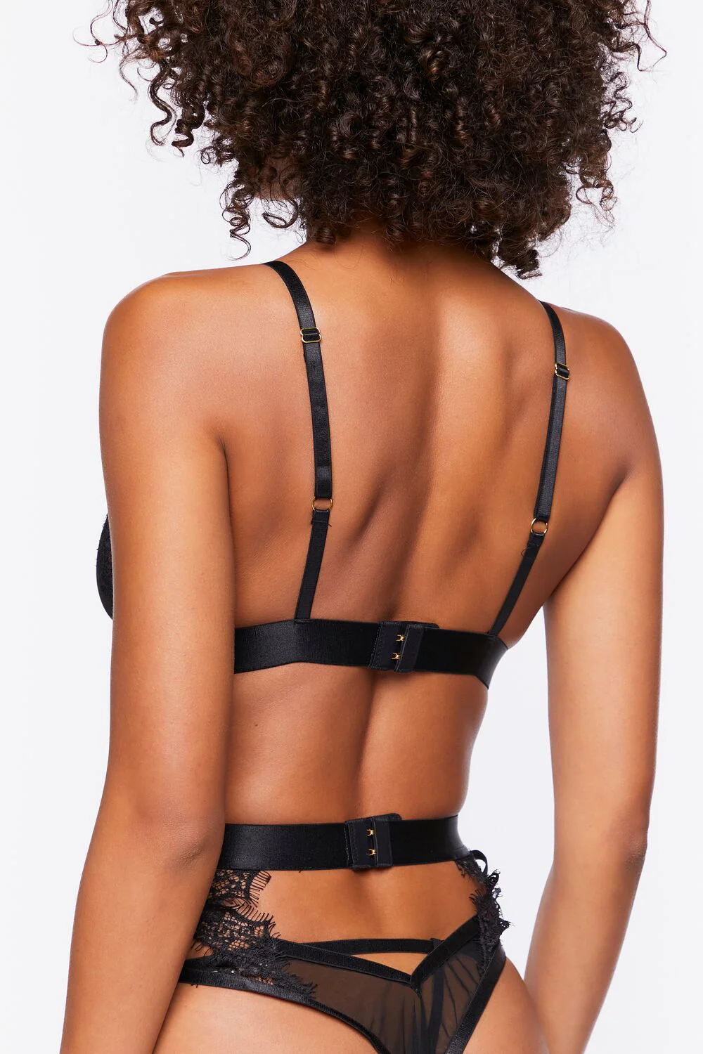Lace Bra & Thong Lingerie Set - Image 3