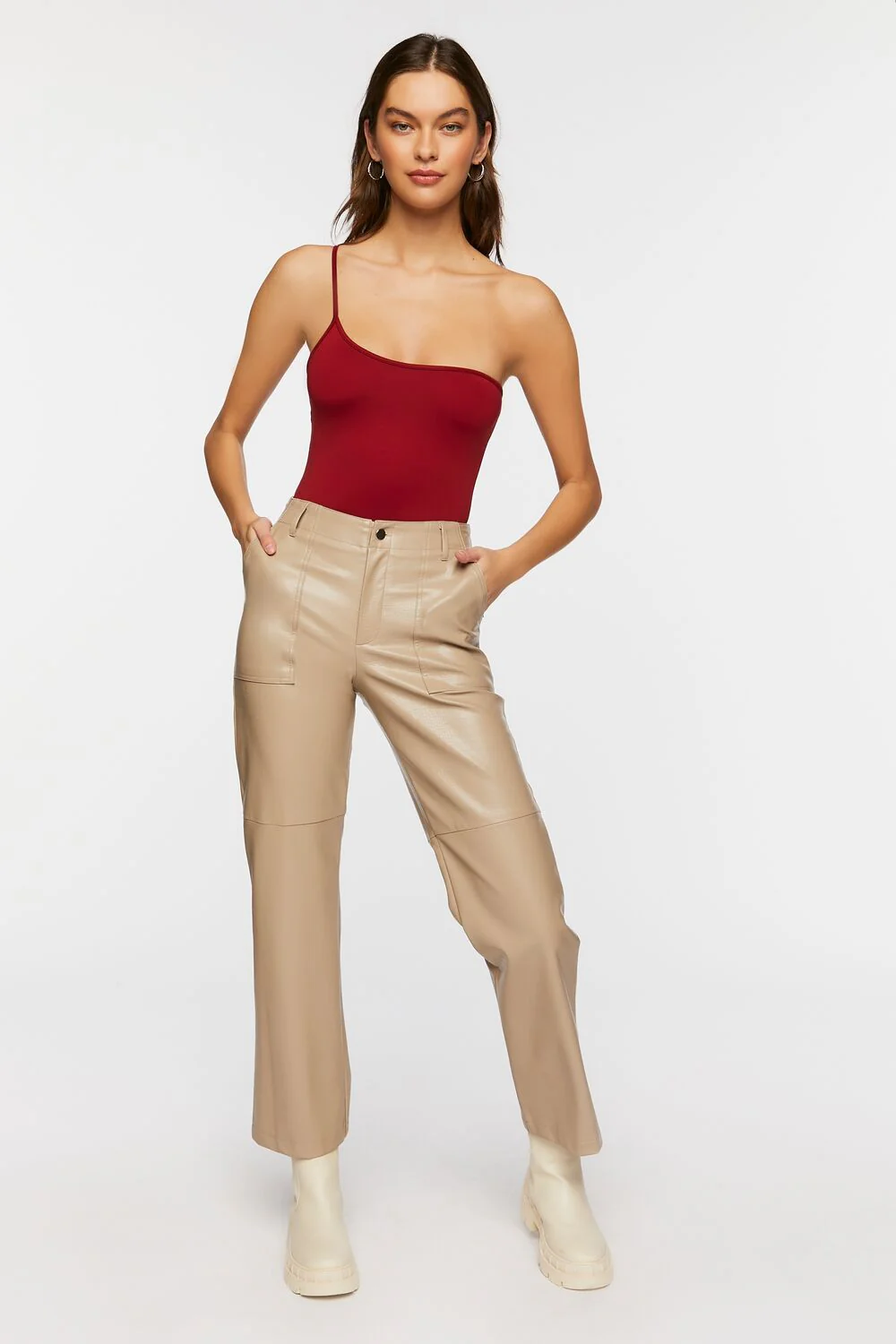 One-Shoulder Cami Bodysuit - Image 4