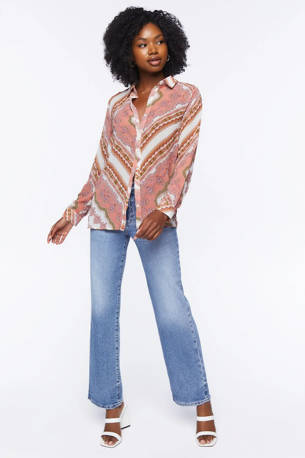 Paisley Print Buttoned Shirt - Image 4