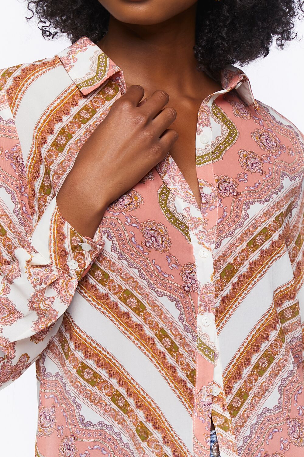 Paisley Print Buttoned Shirt - Image 5