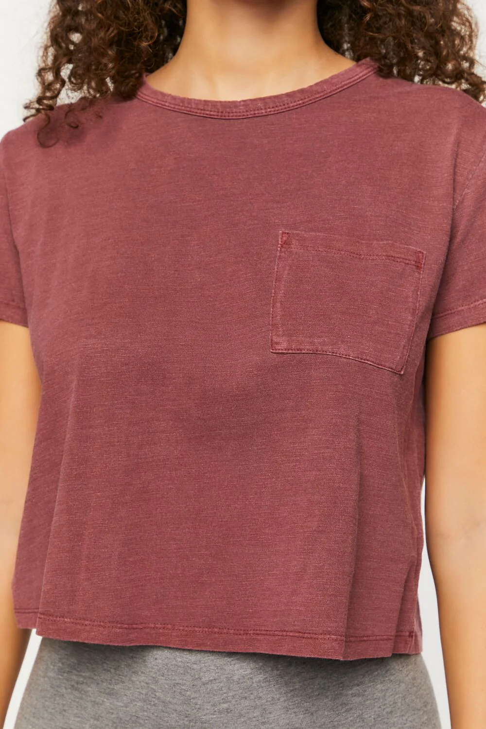 Cropped Pocket Tee - Image 10