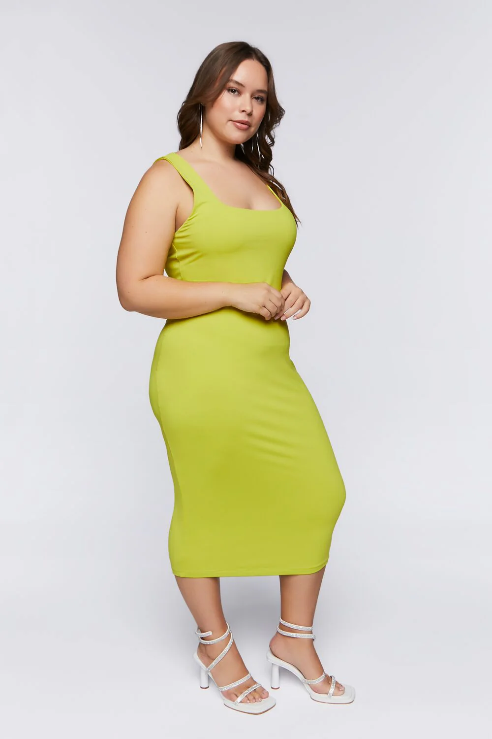 Plus Size Sleeveless Midi Dress - Image 2