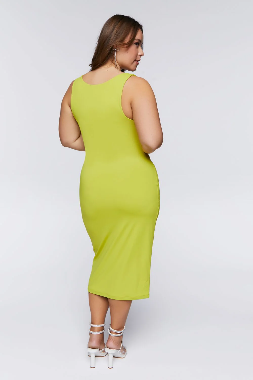 Plus Size Sleeveless Midi Dress - Image 3