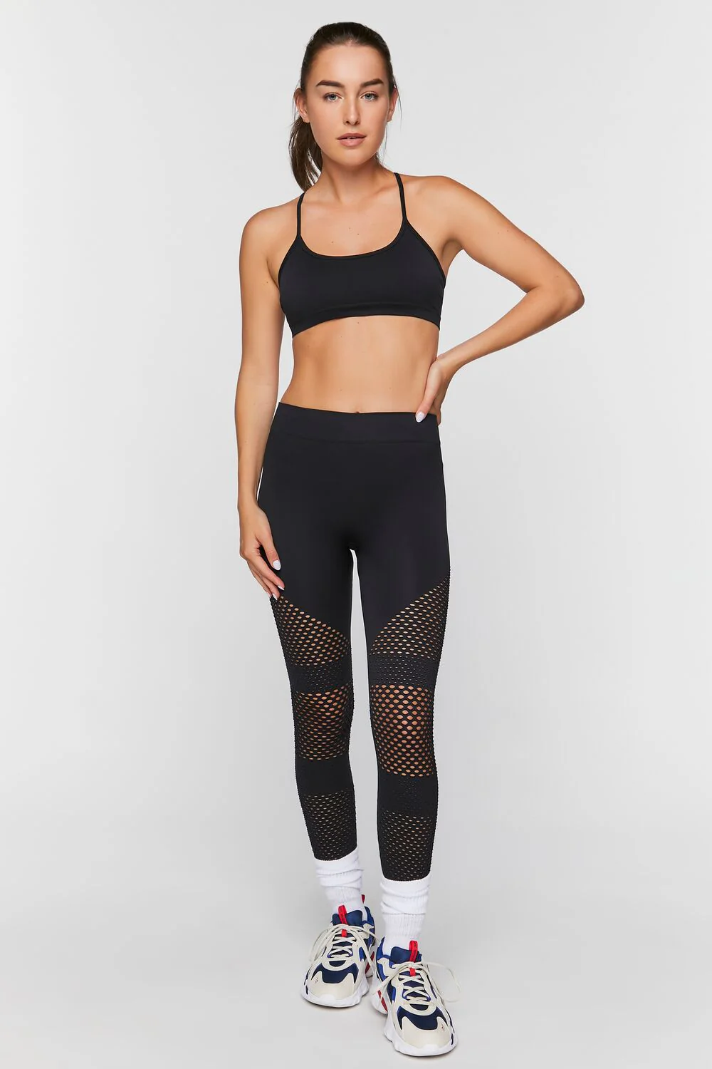Seamless Perforated Sports Bra - Image 4