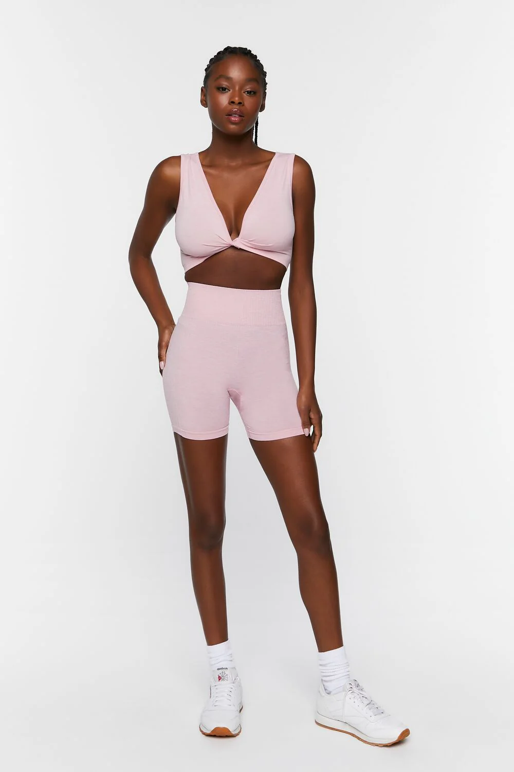 Active Seamless Space Dye Biker Shorts - Image 5