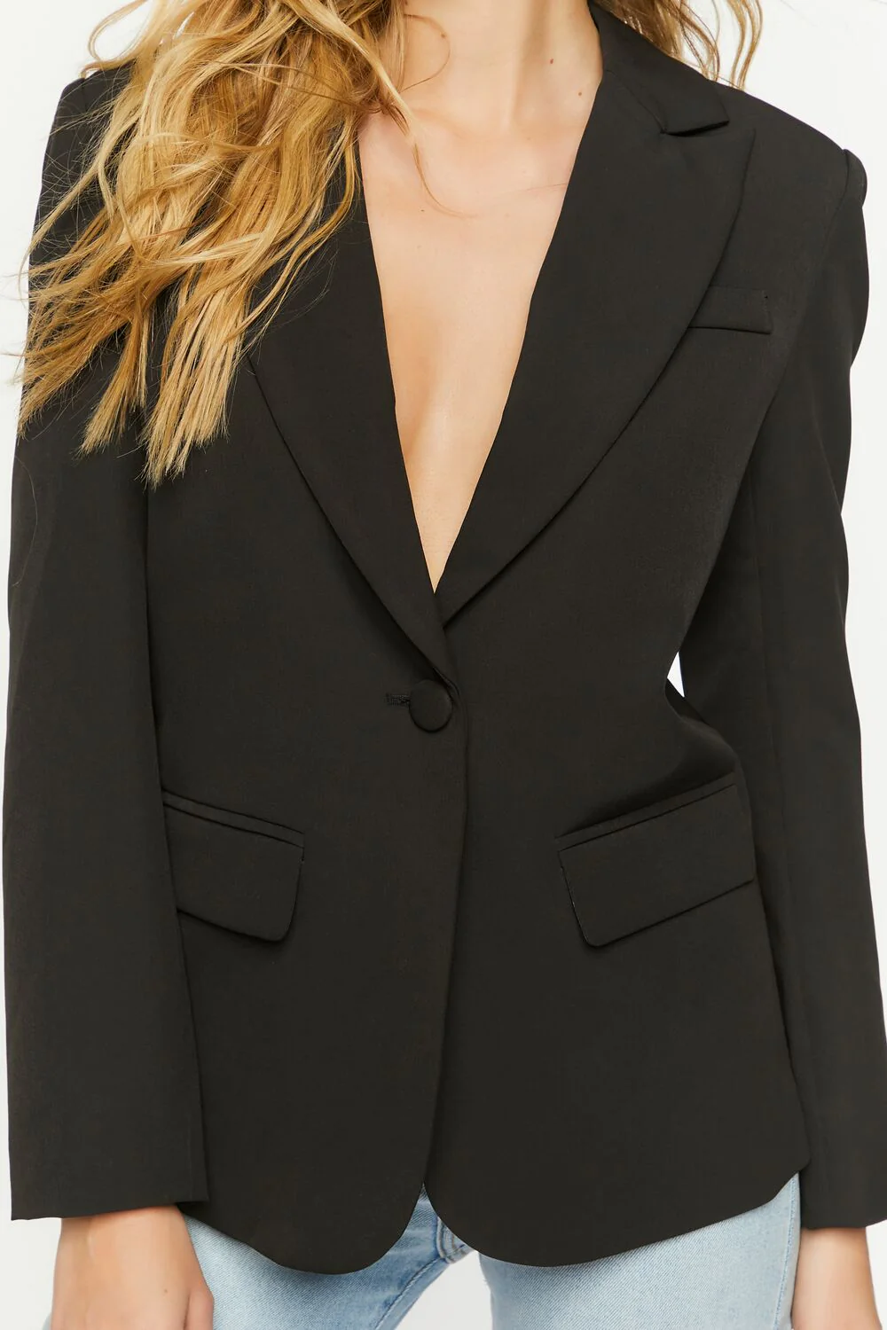 Plunging Cutout Blazer - Image 5